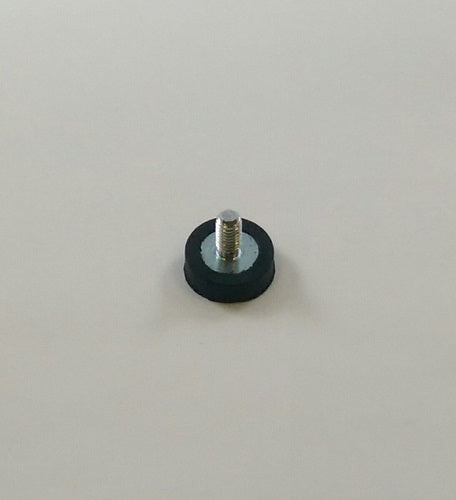 D16 Rubber Coated Neodymium Round Base Magnet with Threaded Stud