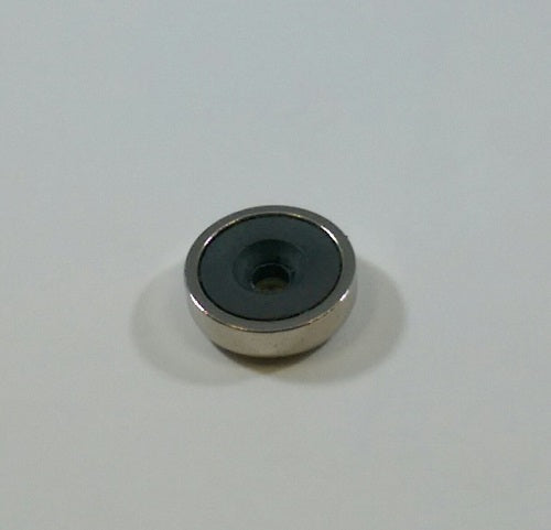 F-25-CV Ceramic Round Base Magnet with Countersink Style Hole