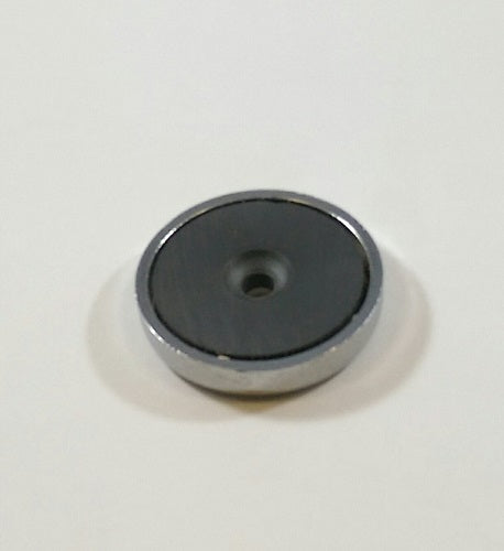 F-40-CV Ceramic Round Base Magnet with Countersink Style Hole