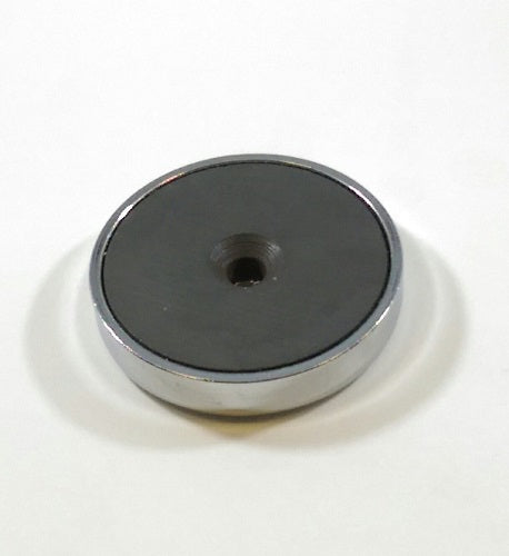 F-50-CV Ceramic Round Base Magnet with Countersink Style Hole