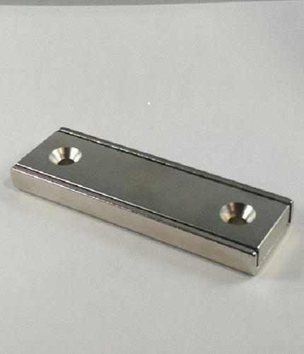 NCH-450 Neodymium Channel Magnet with countersunk mount holes
