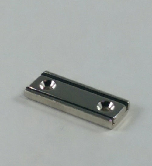 NCH-150 Neodymium Channel Magnet with countersunk mount holes